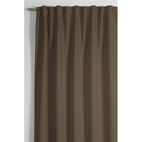 Schal m.Gardband ca.140x245cm taupe / 100% Polyester