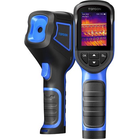 TC004 Mini Thermal Camera, Resolution 320×240, Wi-Fi, PC Analysis, 14h Autonomy, -4°F to 1.022°F, 8GB, Video Recording, for HVAC, Electric, Leak Detection Inspections (1/5)