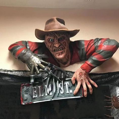 Tombe Freddy Krueger Décor Halloween Ruby Elm Street Cauchemar Figurine Horreur Christina Cadeau Décoratif Marcheur Nuit Souterrain