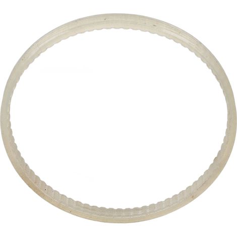 Courroie d'entraînement striée 12 pouces en PE, remplacement pour scie à ruban, tour, perceuse, scie circulaire et convoyeur, beige (1/5)