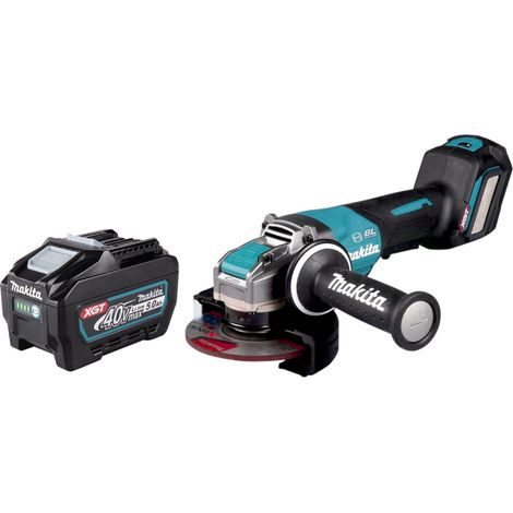 Makita GA 044 GT1 Amoladora angular sin cable 40 V máx. 125 mm X-LOCK Brushless + 1x batería recargable 5,0 Ah - sin cargador (1/5)