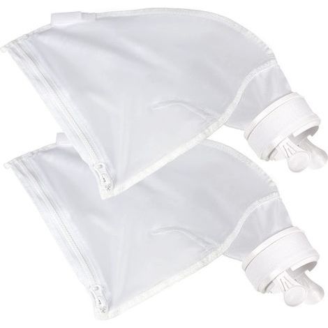 – Sacs de nettoyage en nylon pour nettoyeur de piscine Polaris 280/480 – Fermeture éclair étanche – Installation facile avec velcro – Lot de 2 (1/5)