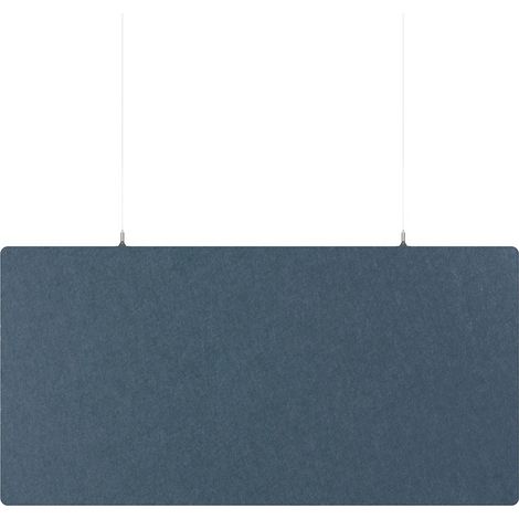 Pannello acustico a soffitto in feltro PET - 60x120 cm - Blu (1/5)