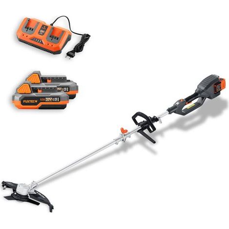 FUXTEC Akku Motorsense 2x20V FX-E2MSSET – Schnittbreite 25,5 – 35cm (mit Akku & Ladegerät) (1/5)