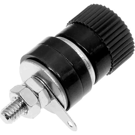 Fiche banane femelle 4 mm RS PRO Noir Femelle 24A 30V ( Prix pour Sachet de 5 ) (1/2)