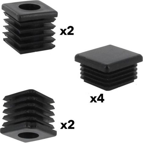 Capuchon embout de tube pour portail - Lot de 8 - SECURY-T