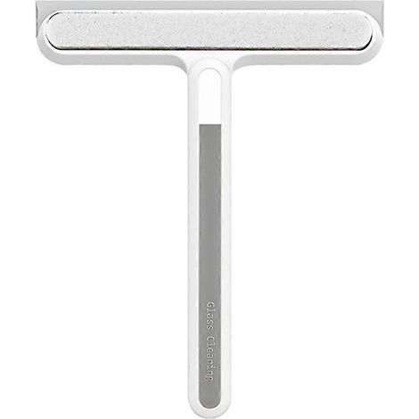 Fensterreiniger für den Haushalt, Fensterkratzer, praktischer Fliegengitterabzieher – 26,5 x 22 cm – Weiß (1/4)