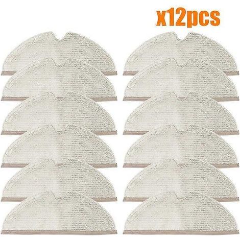 Version améliorée des chiffons de nettoyage pour robot laveur de sols Xiaomi Roborock S5 Max, S6 Pure, S6 MaxV, S5, S51, S50, S55, Xiaomi E25 et E35