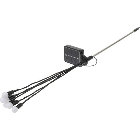 2pièces Lot De Lampes Solaires Forme D’insectes Lumineux Pour Décoration De (1/5)