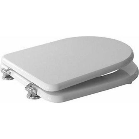 Abattant Wc Abattant Wc Bois Mdf Blanc Grand 45x37 U-shape -3.5 -