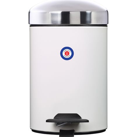 Poubelle de salle de bains à pédale 3L Fabriqué en France - BONNY ROSSIGNOL