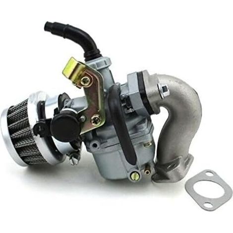 Kit carburateur PZ19 - pour quad, ATV et dirt bike Taotao Sunl - 50cc, 70cc, 90cc, 110cc - 19 mm carburateur pocket bike (1/4)