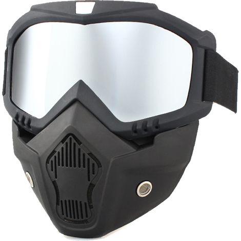Face Shield Goggles - UV Protection - Myopia Compatible - TPU Frame - Adjustable Elastic Band - For Cycling Climbing Motorcycling (1/5)
