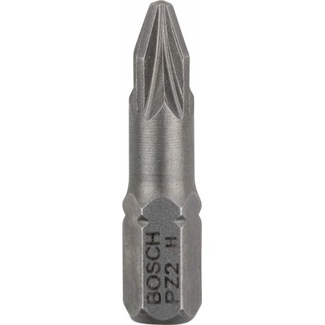 3 embouts de vissage extra dur PZ2 25mm - BOSCH - 2607001558