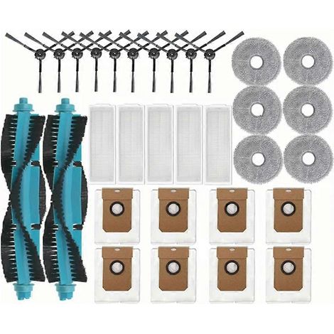 Pour Cecotec Conga 11090 Spin Revolution de remplacement Accessoires Main Side Brosse HEPA Filtre Serpillière Cloth Rag (1/5)