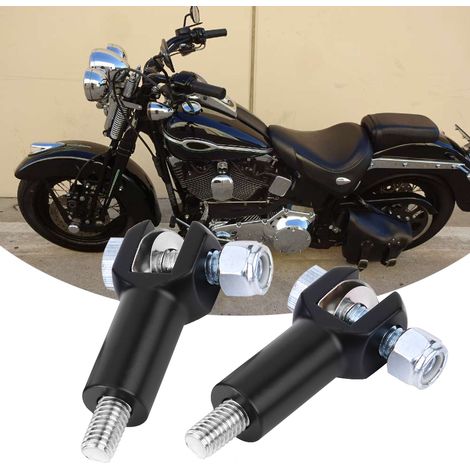 Paar Clevis-Beifahrerfußrasten-Montagesatz für Softail 2000-2006, Schwarz (1/5)