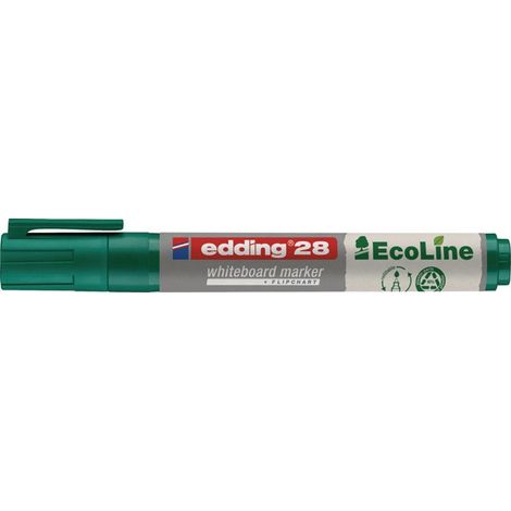 Marqueur pour tableau blanc Edding 28 EcoLine ( 9000487993 ) vert 10 pièces