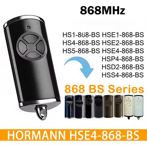 Télécommande de porte de garage HORMANN BS BiSecur, 868 MHz pour HSE4-868-BS HSE1 HSE2