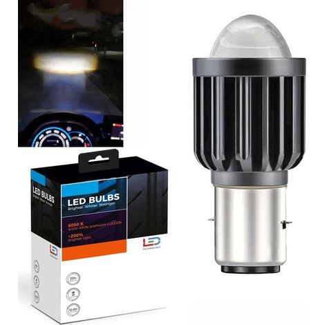 Ampoule Bi-LED BA20D 4D-LENS ALTERNÉE - 9-32Vdc - 6000K - 4000lms - XENLED (1/5)