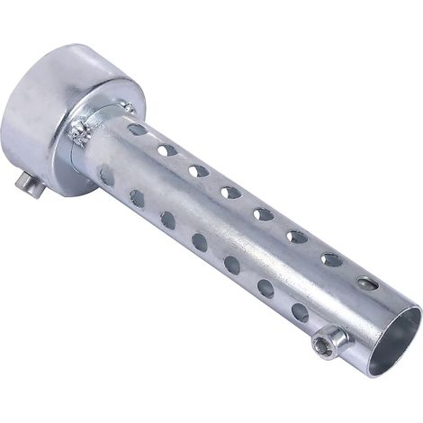 Silencieux Moto Universel, Réduction de Bruit Puissante Échappement Insert 45mm Argent pour Pilotes sur Routes Urbaines Chemins de Terre et Parcours Tout-Terrain (1/5)