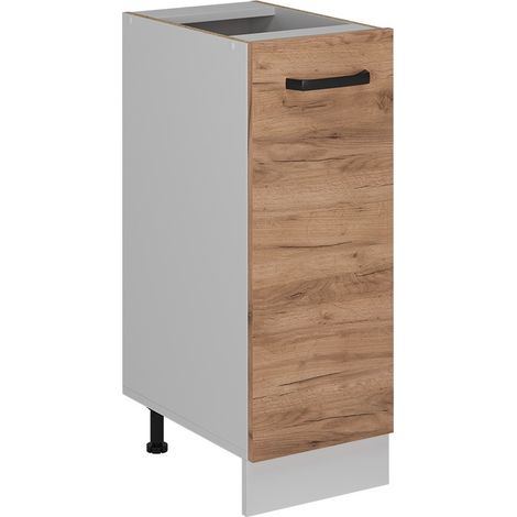 Armario de farmacia R-Line, Roble dorado, 30 cm sin encimera, Vicco (1/4)