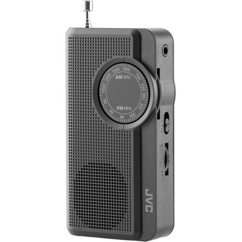 Radio portátil JVC RA-E311B AM/FM 0.25 W Auriculares Negro (1/5)
