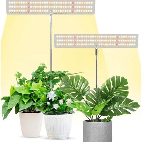 Lampe de culture LED (1 unité) avec 3 modes d'éclairage et variateur à 4 niveaux.-AquaForge (1/5)
