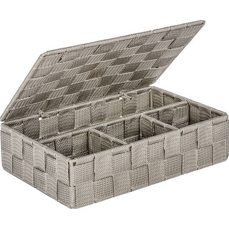 Organisateur avec couvercle ADRIA MINT, récipient de salle de bain, WENKO (1/5)