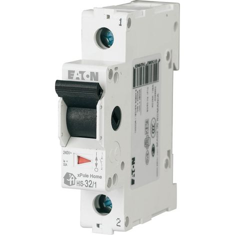 Interrupteur-sectionneur modulaire 32A 1P HIS-32/1 167350 (1/4)