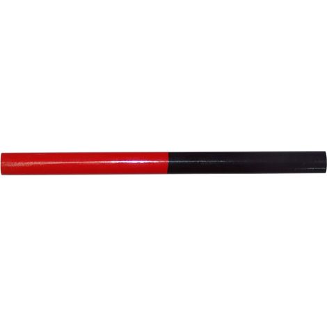 Crayon de menuisier en pierre bicolore 18 cm