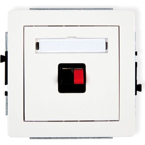 Deco Single Speaker Socket White DGG-1