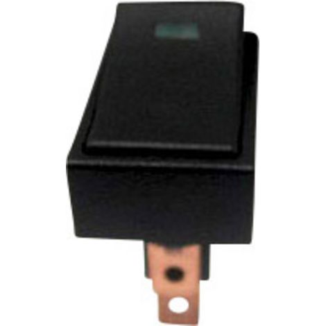 TRU COMPONENTS 1587815 Kfz-Wippschalter TC-R13-207L-SQ GREEN 12V/DC 12 V/DC 20 A 1 x Aus/Ein rastend (1/2)