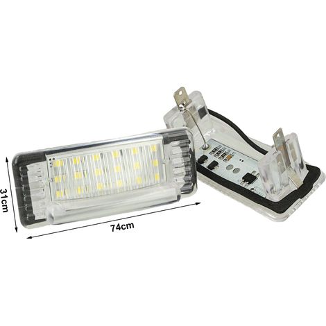 Kit Luci Targa Led Per Mercedes Benz Sprinter Dodge OEM 9018200156 Canbus Bianco 12V 5W (1/3)