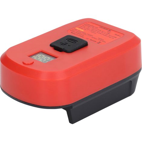 Akkuadapter mit Leistungsanzeige, 18-V-Lithium-Akku-Konverter für Elektrowerkzeuge auf USB Typ C (1/5)