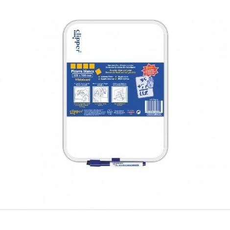 PIZARRA BLANCA CLIPPER 25x35 cm (GRANDE)