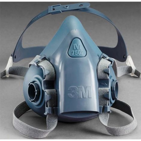 Respirador 3m 7500 series silicona reutilizable pintura