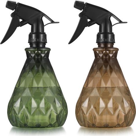 2 leere, wiederbefüllbare 500-ml-Sprühflaschen, leere Plastikwasserflaschen, für Pflanzen, Garten und Reinigung. (1/5)