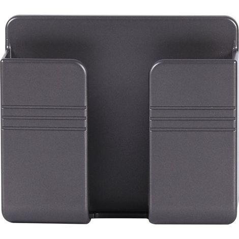Soporte de pared para teléfono móvil,4 piezas,con adhesivo 3M,soporte de pared para teléfono móvil,control remoto,sala de estar (gris) (1/5)