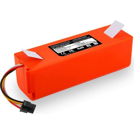 6500mAh 14.4V Li-ion Replacement for Xiaomi Battery Mi Robot Battery for Xiaomi Mijia S50 S51 Robot Vacuum Cleaner Cle (1/5)