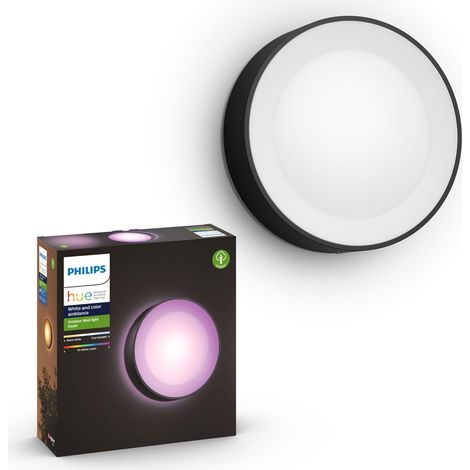 Philips Daylo Aplique de Pared Negro Luminaria Exterior