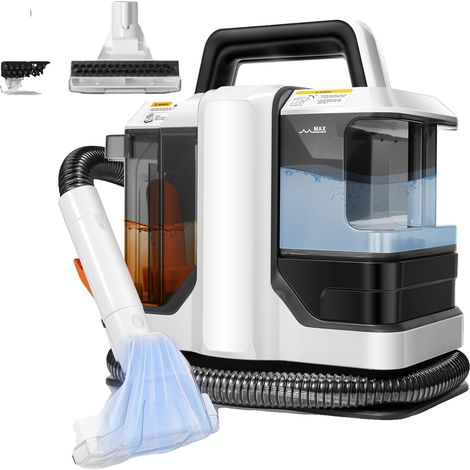 Nettoyeur de tapis portable, aspiration puissante, design compact, 750W 15KPa (1/2)