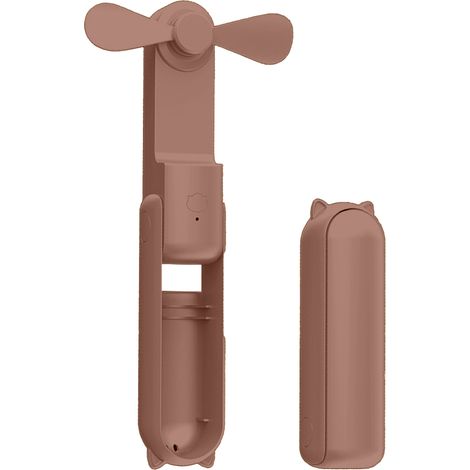 Ventilateur Portatif Pliable - Batterie Rechargeable USB - Autonomie Jusqu'à 32 H - Technologie UAV à 3 Pales - Pour Extérieur, Bureau, Voyage - 1 Pièce (1/5)