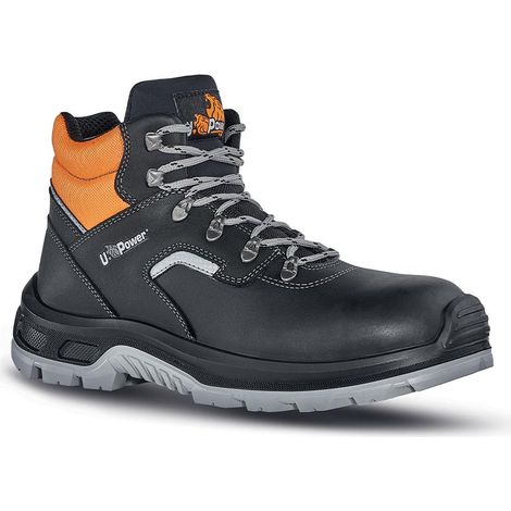 Zapatos de seguridad altos ASCEND S3 SRC - Negro/Naranja 46