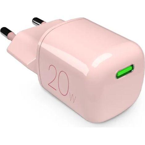PURO PUFCMTCUSBC20WGROSE cargador de dispositivo móvil Smartphone, Tableta Rosa Corriente alterna Cargador inalámbrico Carga rápida Interior