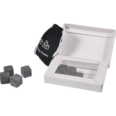 Set mit 9 Kühlsteinen für Whisky, wiederverwendbare Eiswürfel für Wein, Bier und andere Getränke, Barzubehör-Set mit Eiswürfeln, Geschenkbox (1/5)