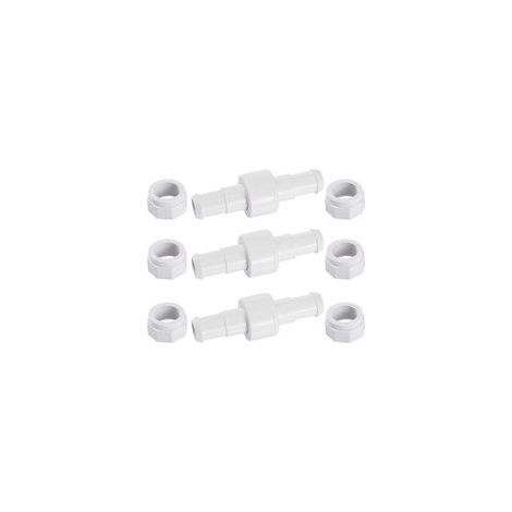 Poweka D20 Lot de 3 Raccords Rotatifs pour Tuyau D'arrosage avec 6 Embouts D15 Compatibles avec Zodiac Polaris 180 280 380 Robot Nettoyeur Piscine (1/5)