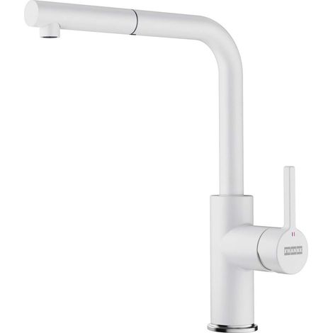 Franke Urban 2.0 - Mitigeur d'évier FN 5541.094, avec bec extractible, blanc glace 115.0755.389 (1/4)