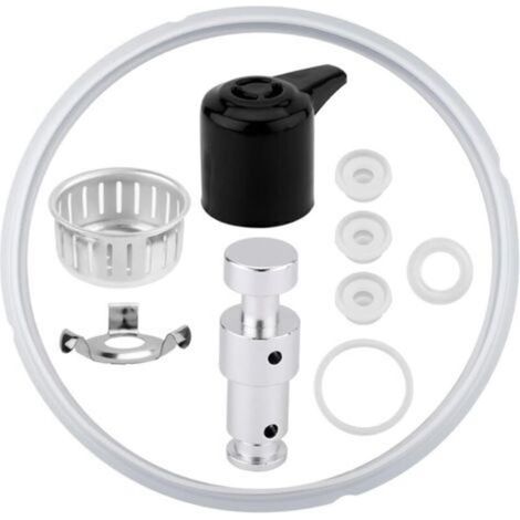8 QT Pressure Cooker Vent Valves and Seals – Complete Heat-Resistant Silicone Set
