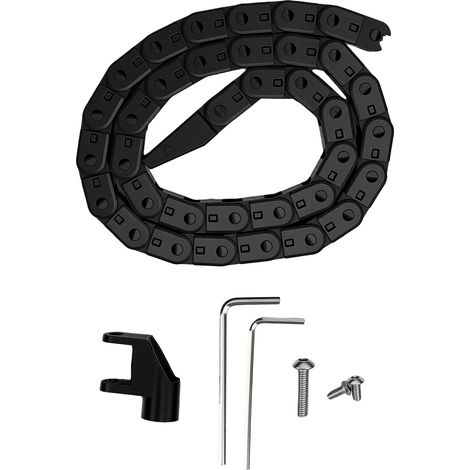 Catena portacavi di ricambio per estrusore della stampante 3D Anycubic Kobra S1 S1C, cavo metallico resistente alle alte temperature. (1/5)