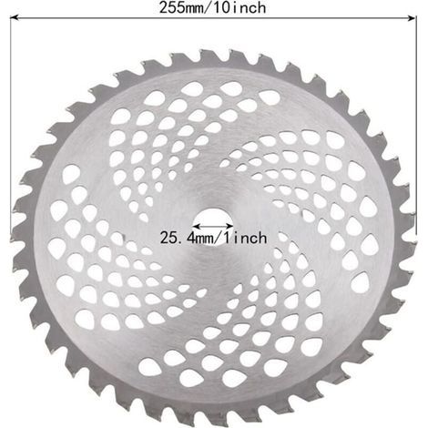 Hartmetallklinge 25 4 cm für die Freihaltung von Gestrüpp, 3 Klingen, Freihaltung 40T 60T 80T (1/3)